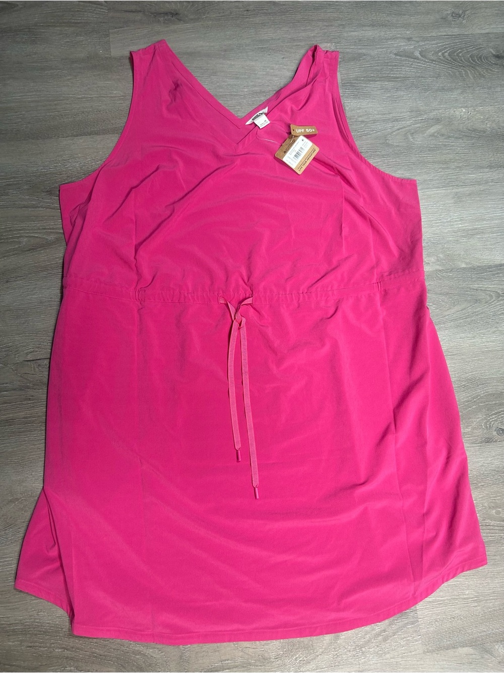 NWT EDDIE BAUER 2X pink departure tank dress